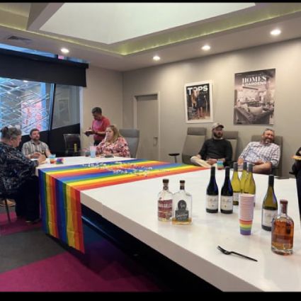 Gray Ice Team Members at Pride Celebration