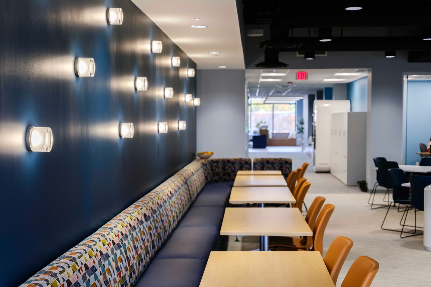 Gray Ice Higdon office lounge