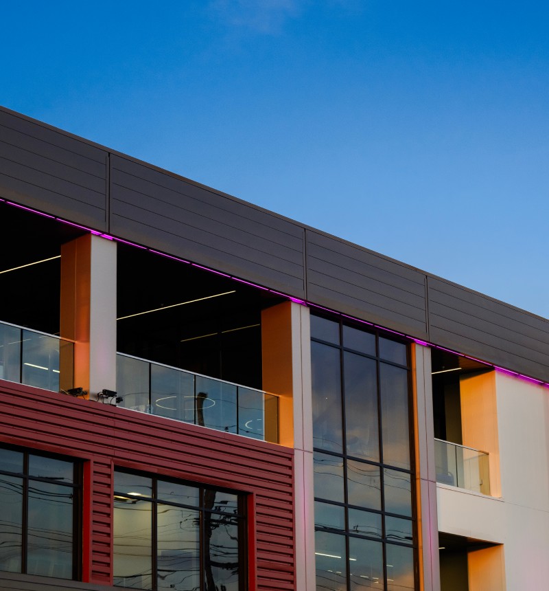 Gray Ice Higdon office exterior