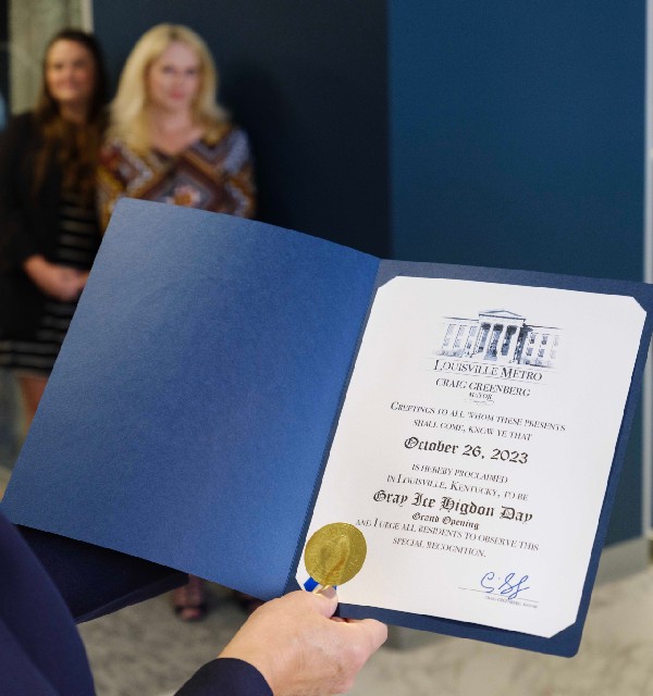 Patent certificate obtained by Gray Ice Higdon