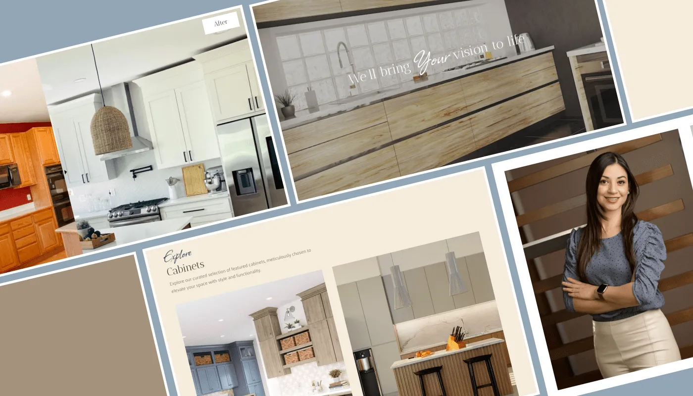 Cabinet House interior page, as launched
