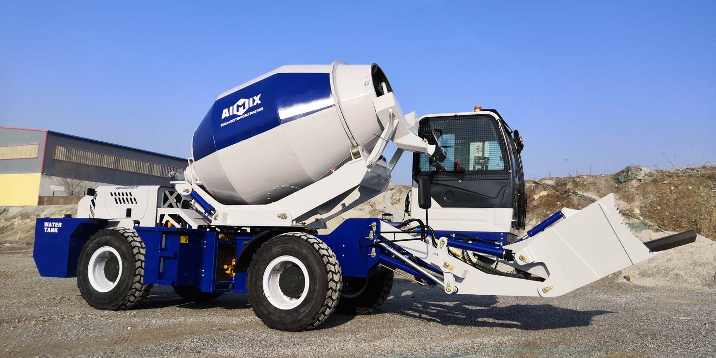 Self Loading Concrete Mixer in Indonesia