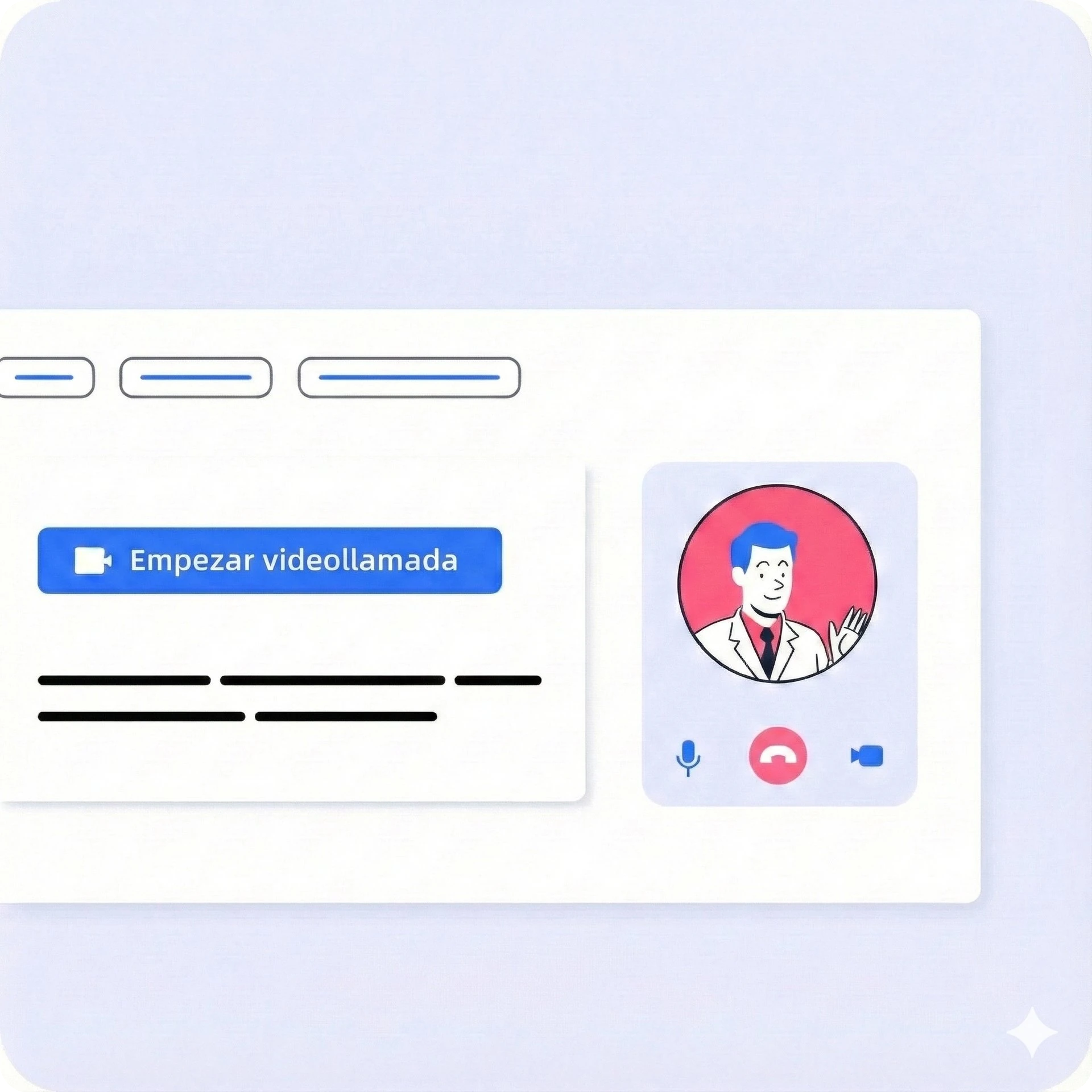 Iniciar videollamada médica ahora - consulta con doctor en línea por videoconsulta