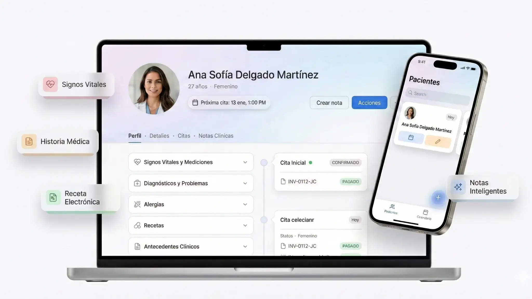Luna Salud Expediente Clínico