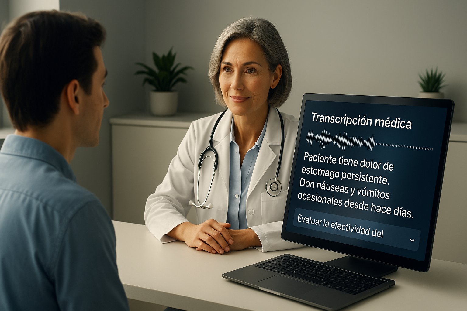 Transcripción automática de citas médicas: cómo ahorrar tiempo y mejorar tus notas clínicas con IA