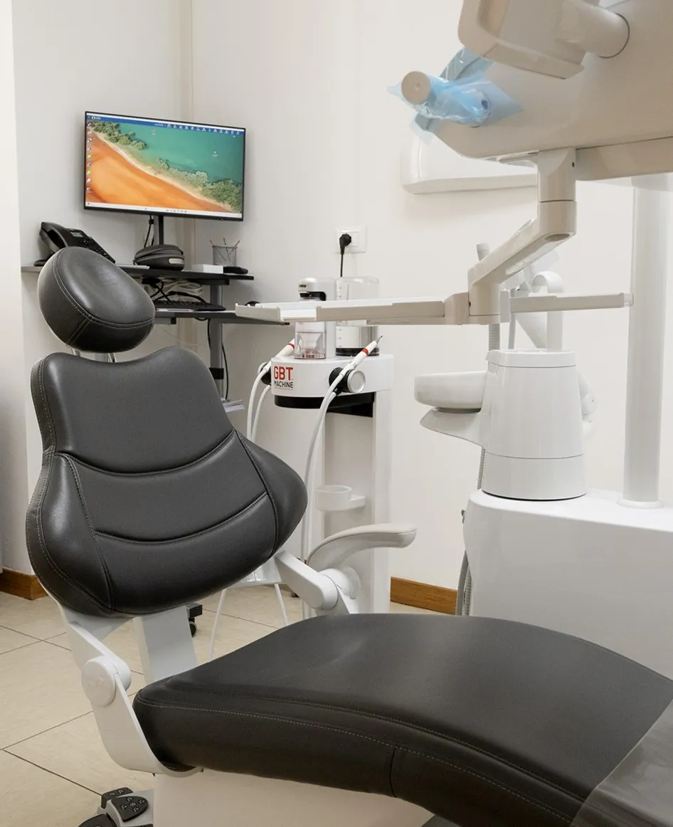 Riunito odontoiatrico in uno studio del centro