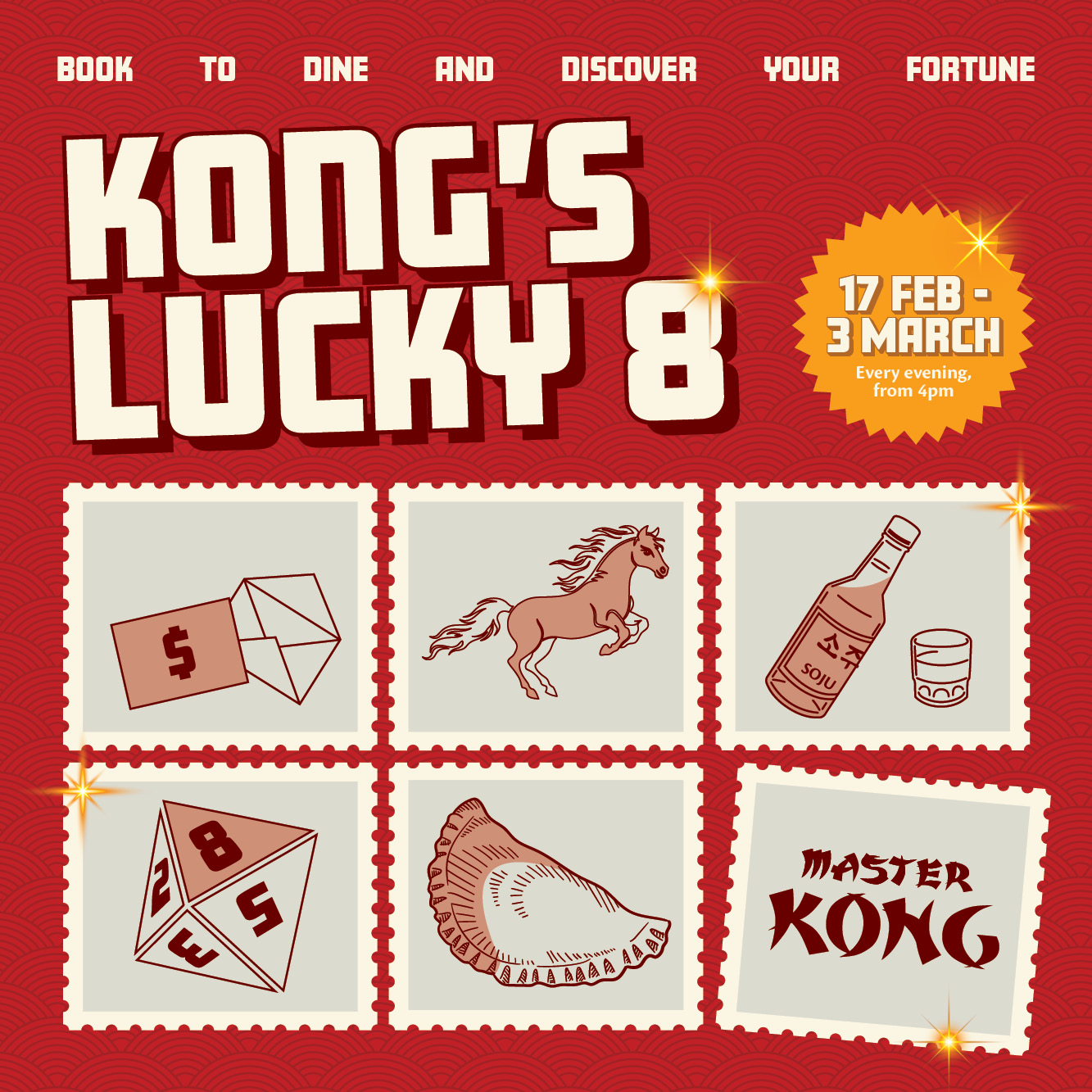 Kong's Lucky 8 - Celebrate the Lunar New Year