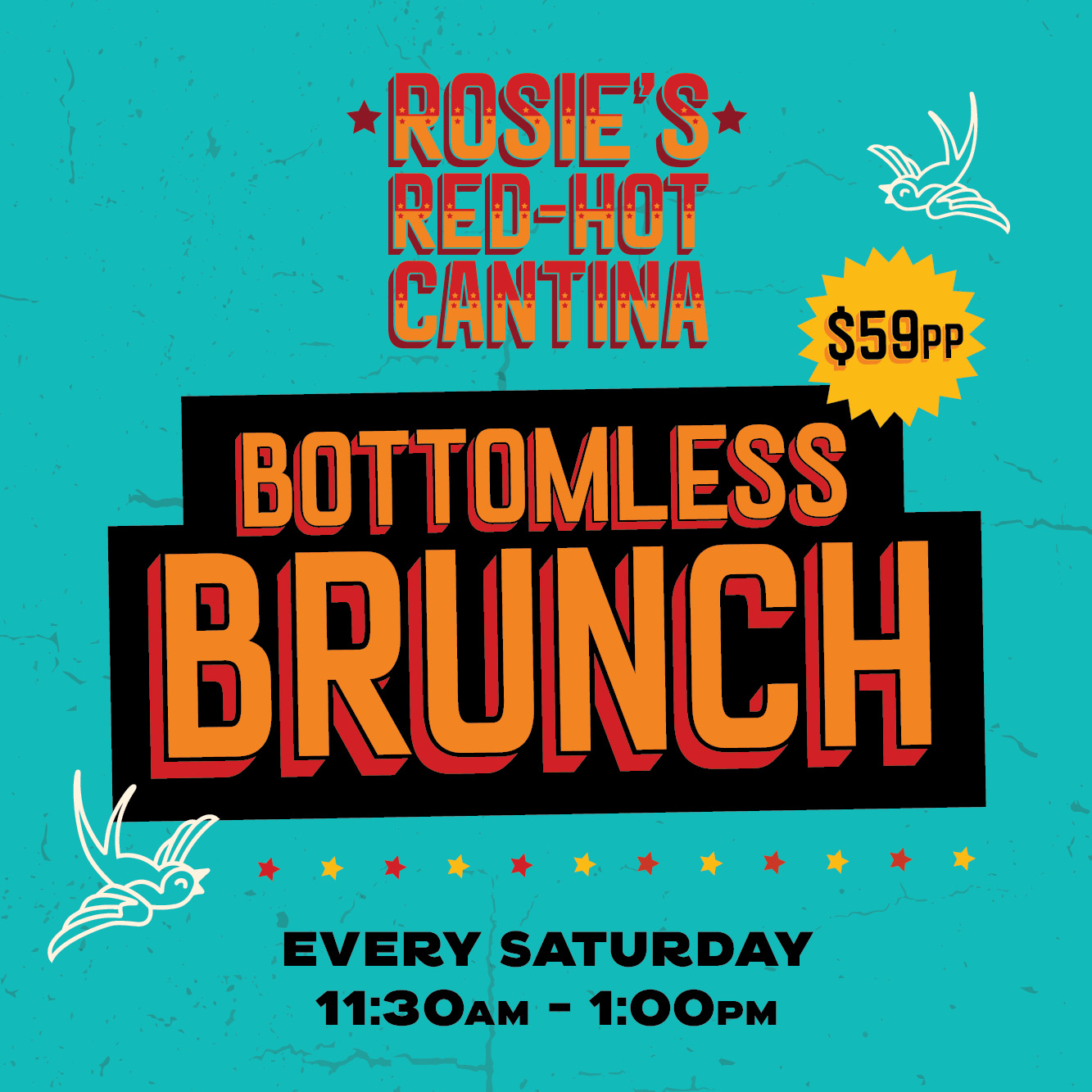 Rosie’s Bottomless Brunch