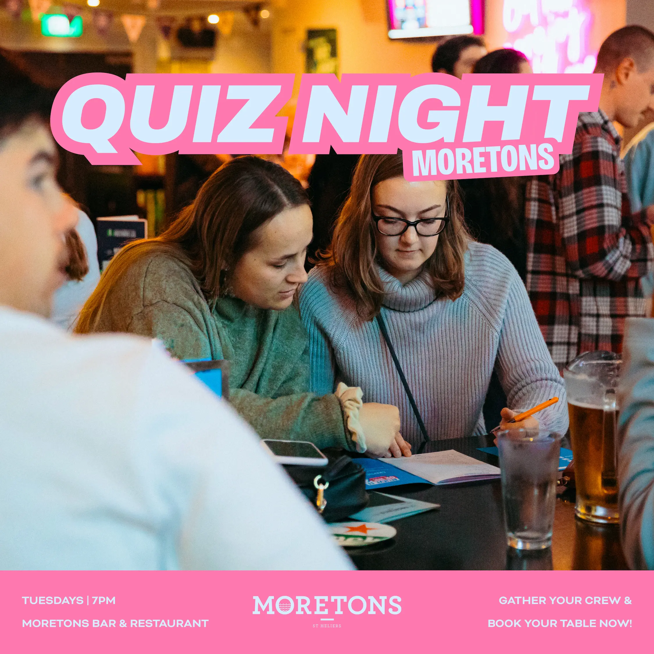 Weekly Pub Quiz at Moretons