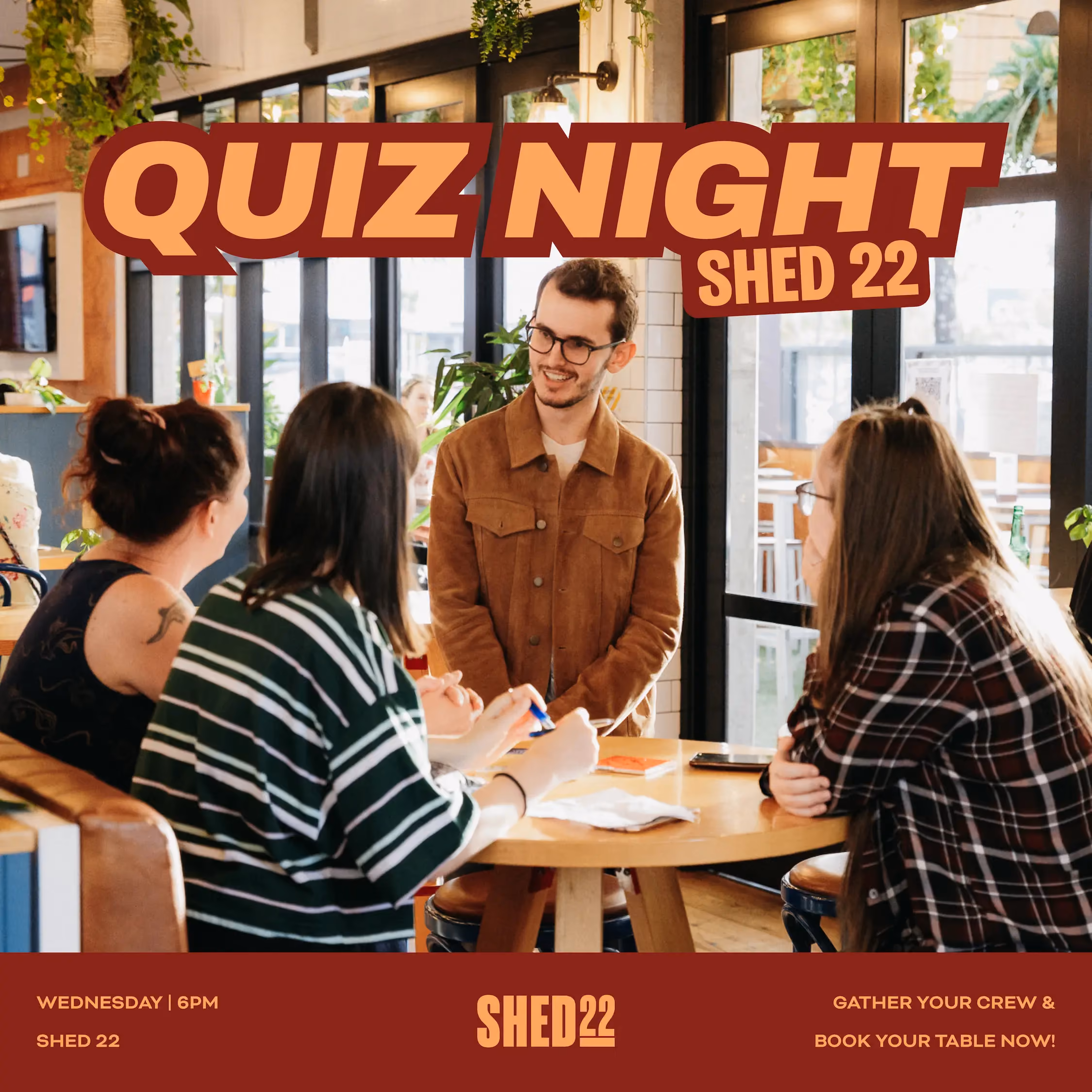 Weekly Pub Quiz at Shed 22