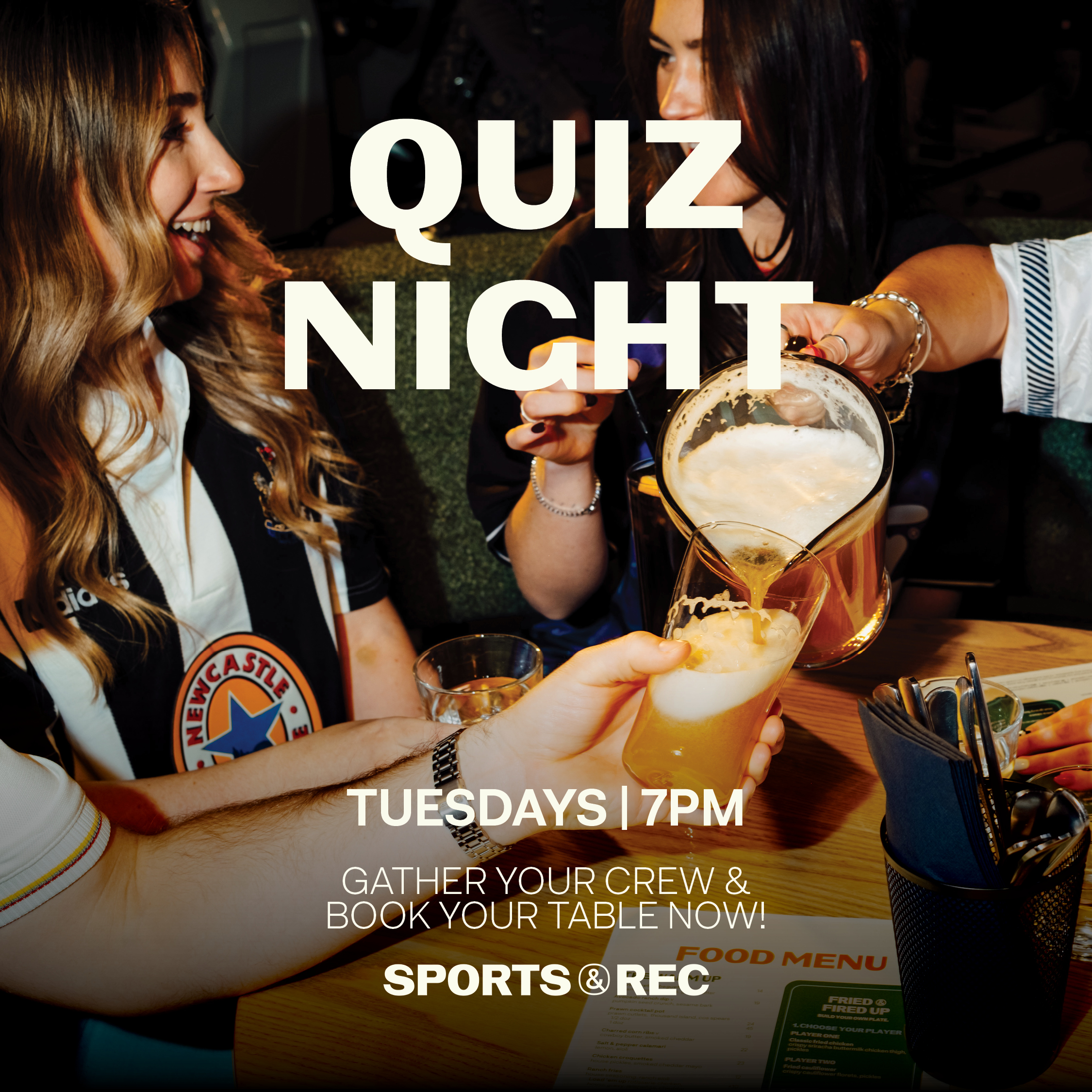 Tuesday Night Pub Quiz at Sports & Rec Sylvia Park