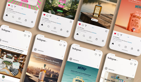 Collection of professional small business advertisements created with 4XDigital