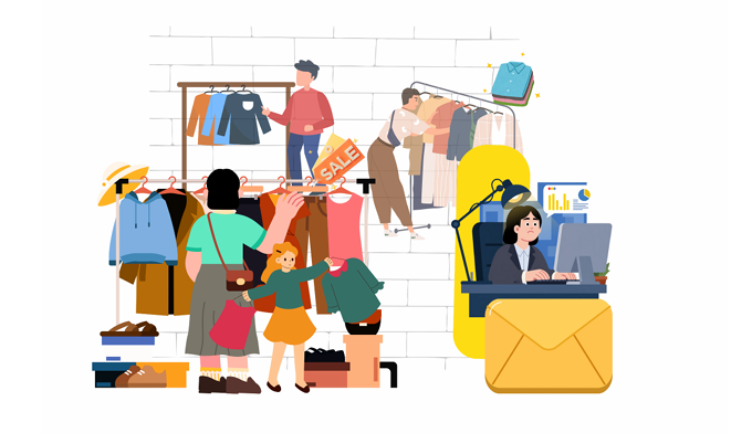 Man contemplating the ideal SMB ad spend, confused between $200 and $1,000 options for effective advertising