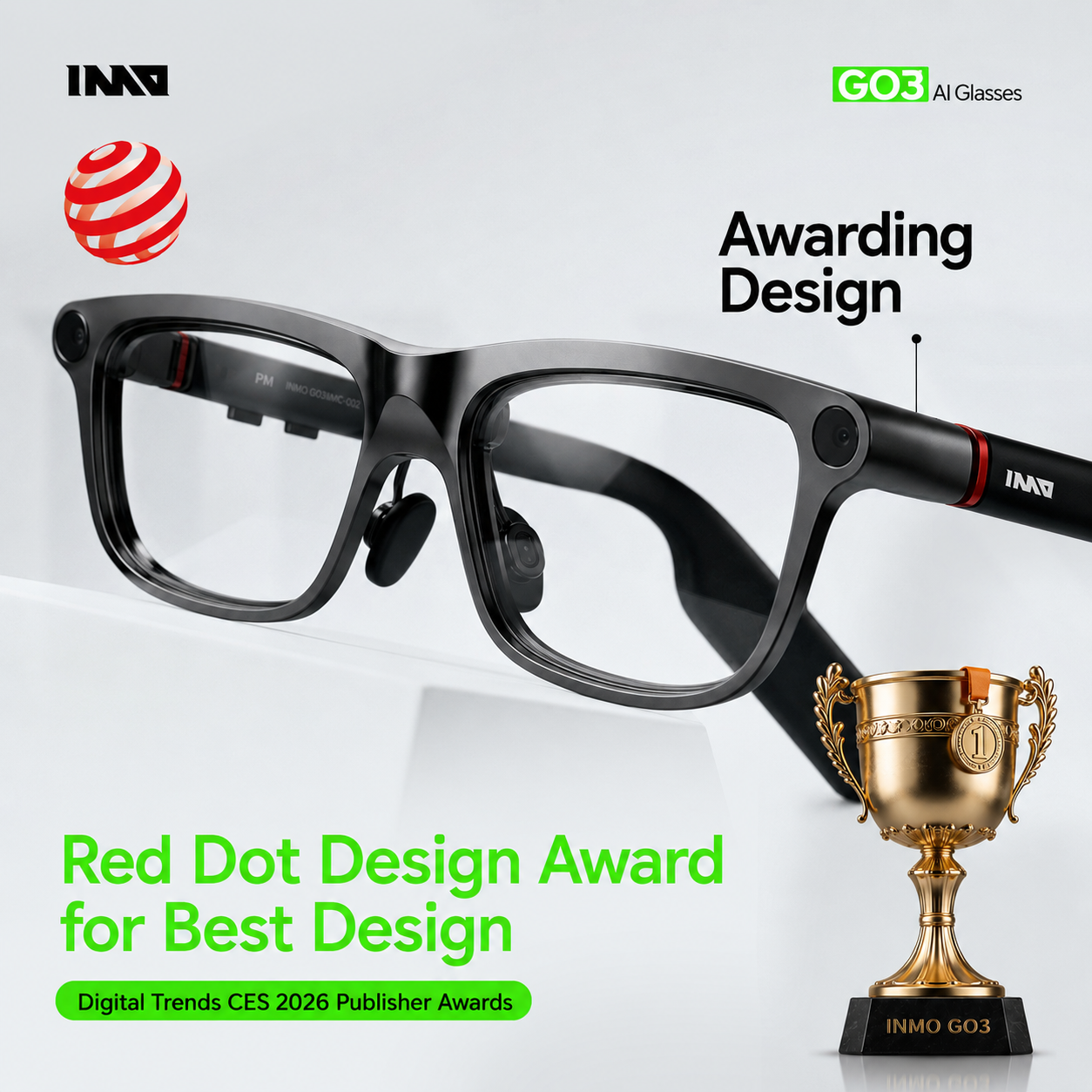 INMO GO3 AI Glasses product shot