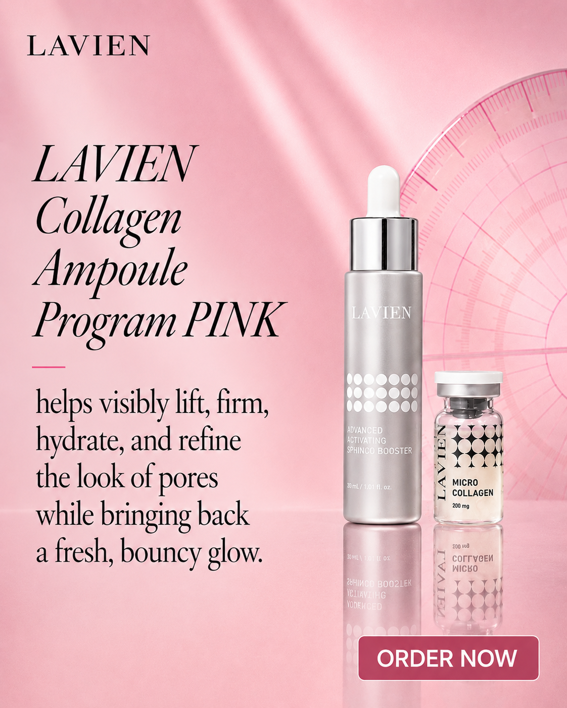 Lavien Collagen Ampoule Program Pink packaging