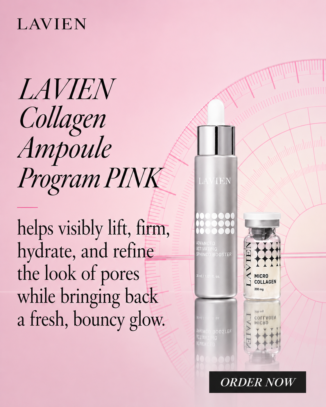 Lavien Collagen Ampoule Program Pink creative