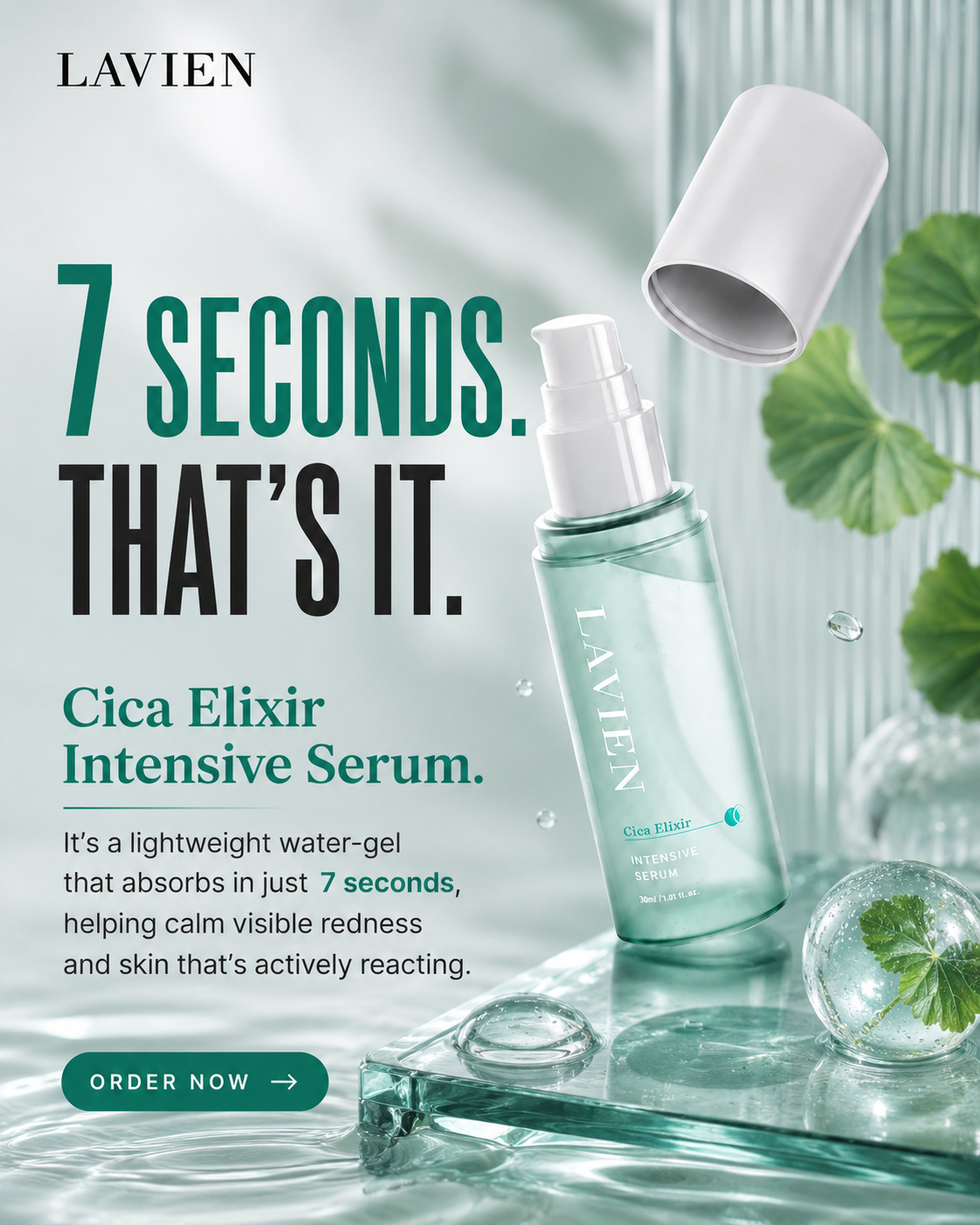 Lavien Collagen Ampoule Program messaging creative