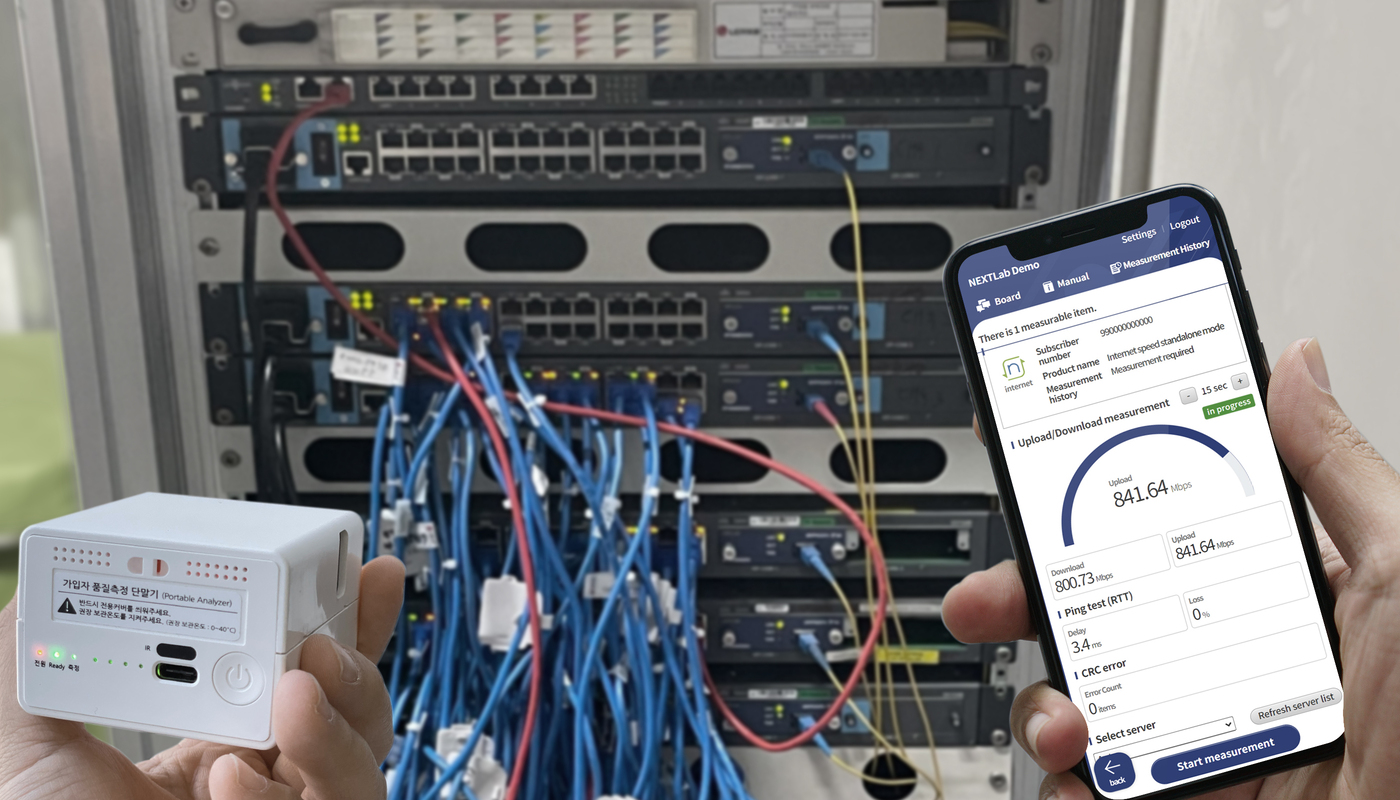 Using netmeter at server test cases