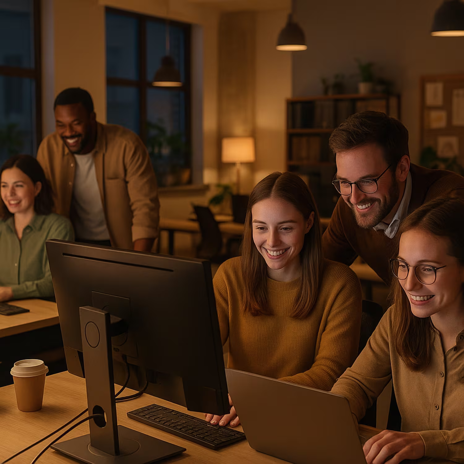 Diverse team managing IT asset lifecycle