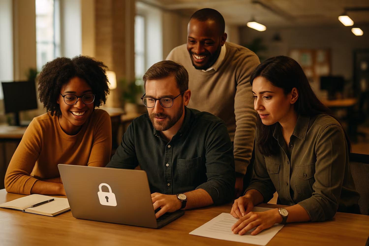 Team implementing network segmentation strategy