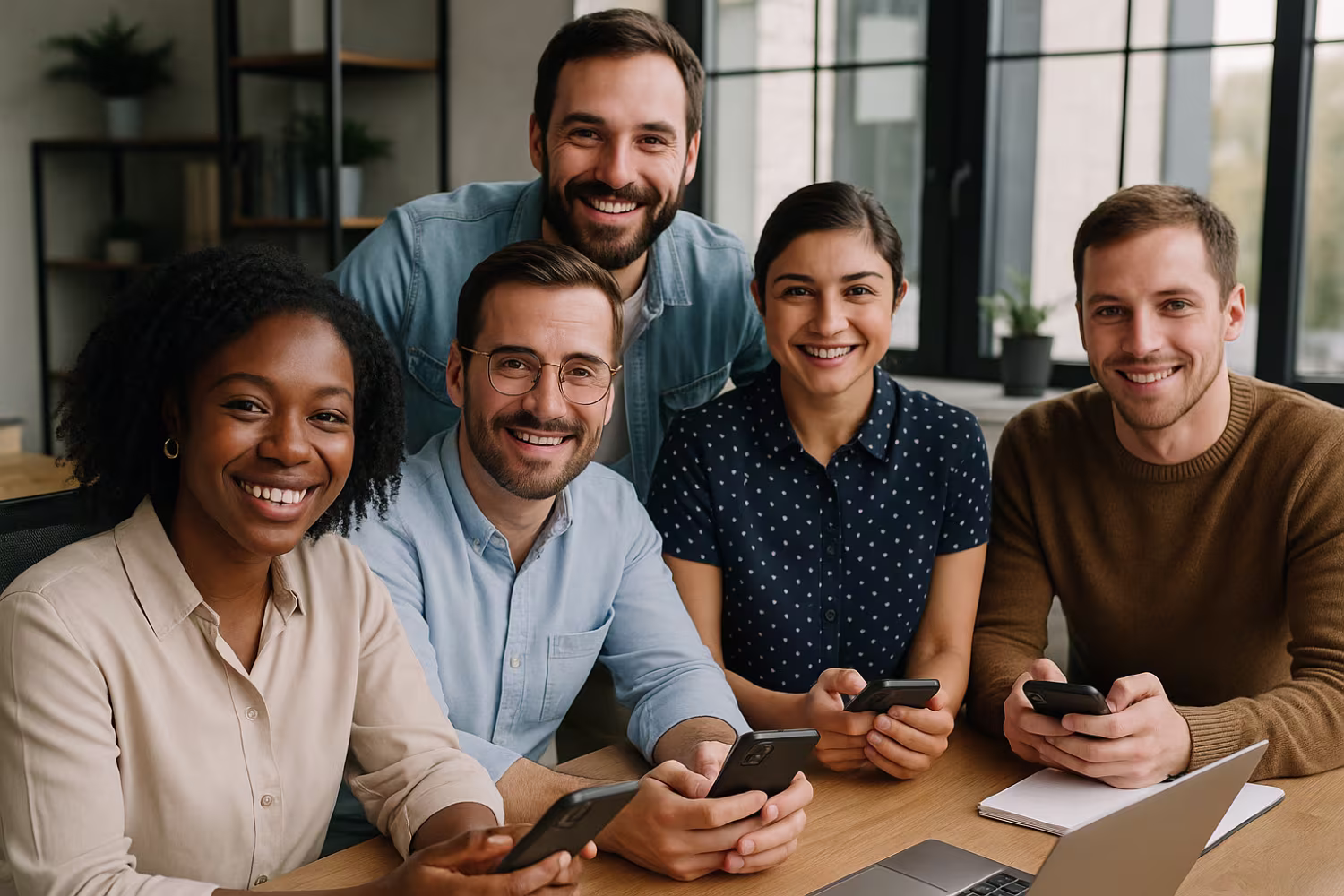 Diverse team implementing multi factor authentication