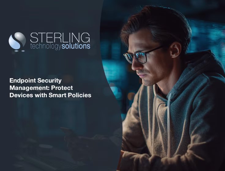 IT security agent working on his powerhouse software. 