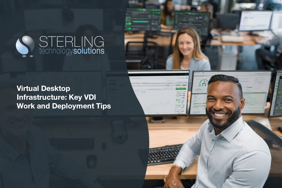 IT security agent working on his powerhouse software.