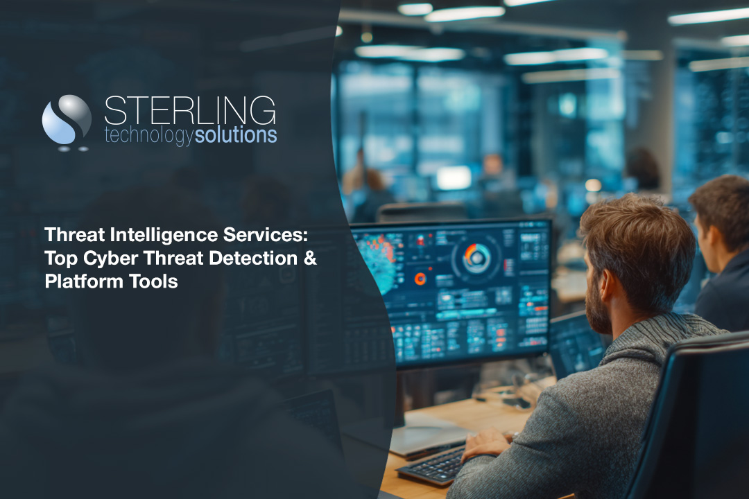 IT security agent working on his powerhouse software.