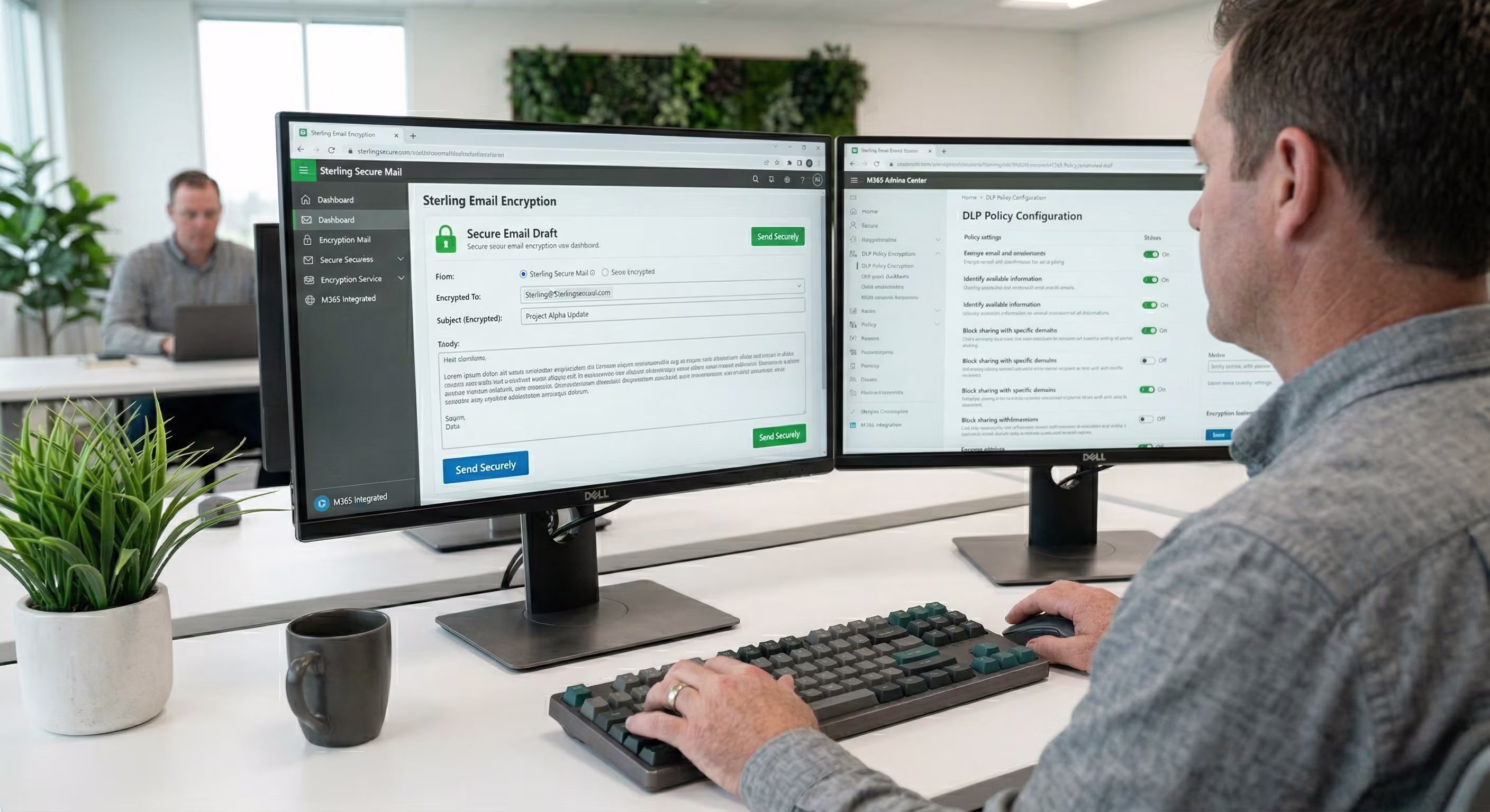 Professional Using Email Encryption Services