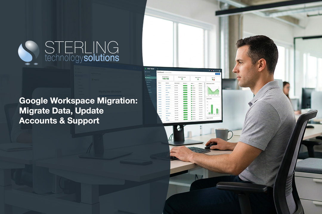 IT security agent working on his powerhouse software.