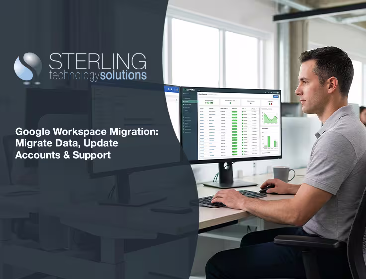 IT security agent working on his powerhouse software. 