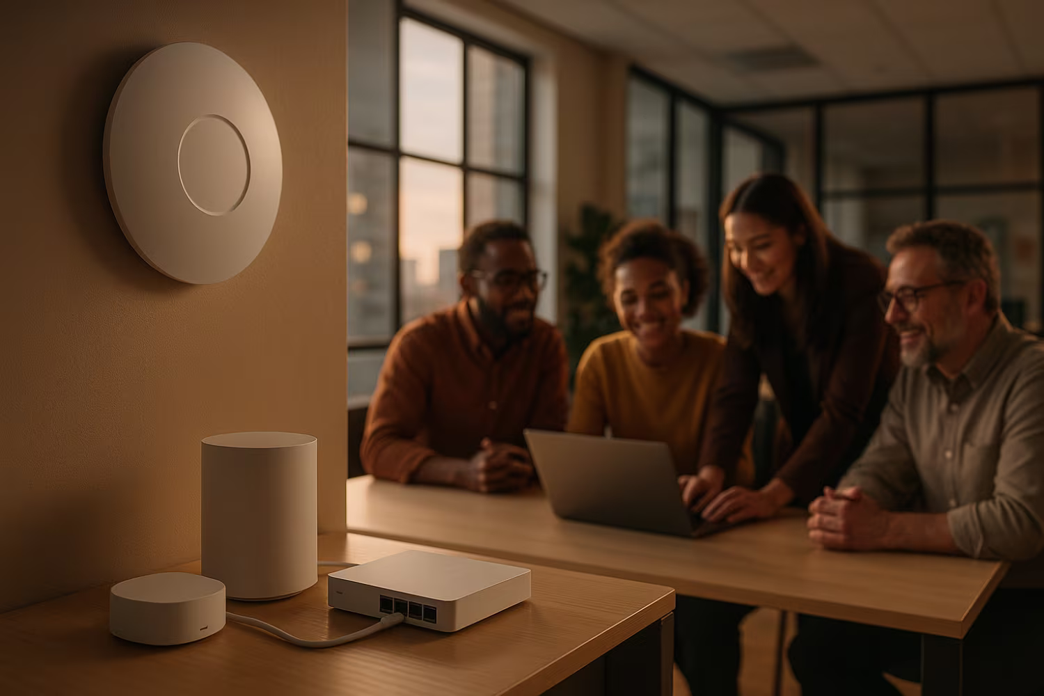 Modern office wireless network design