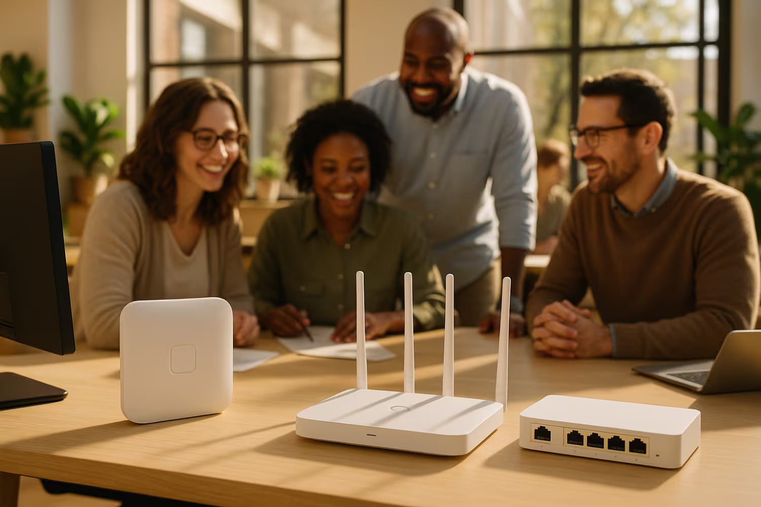Organized wireless network design office
