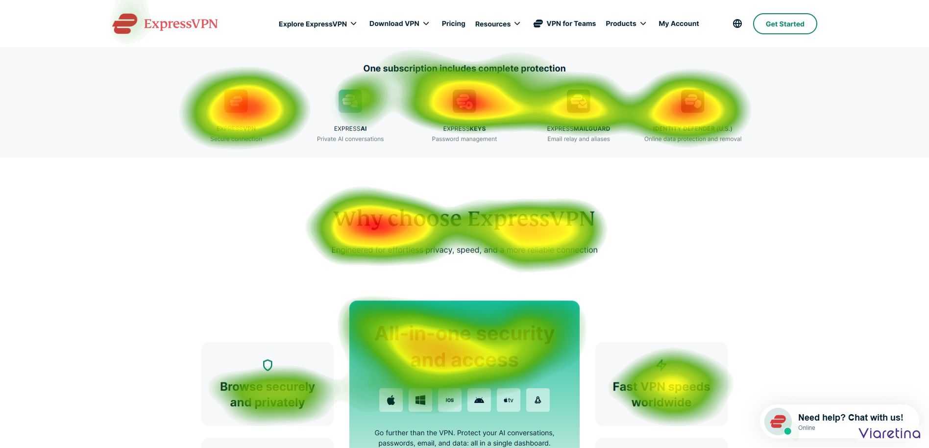 Landing Page Eye Tracking Screen 2 Landing Page Eye Tracking Screen 2