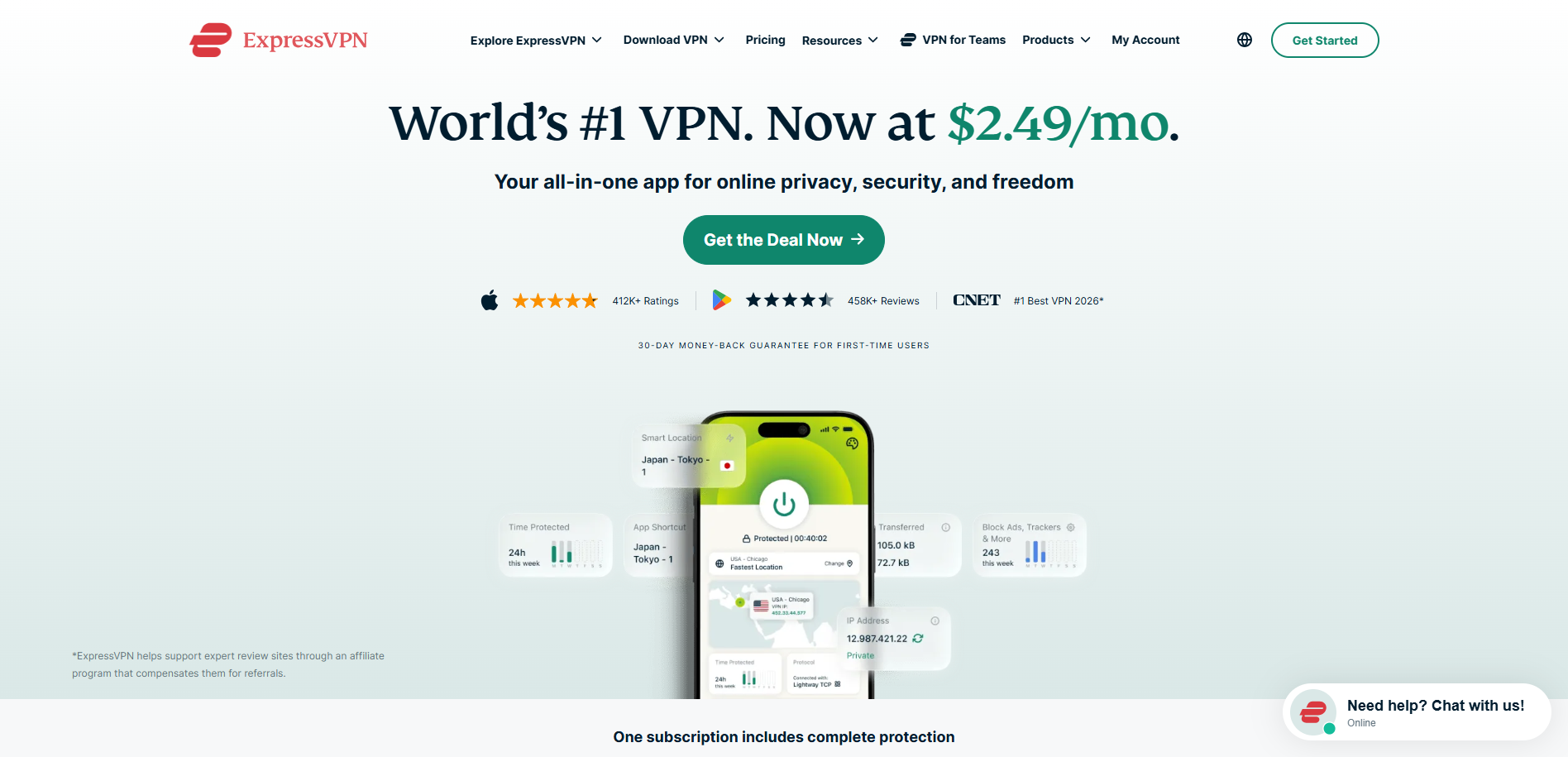 ExpressVPN Landing Page ExpressVPN Landing Page