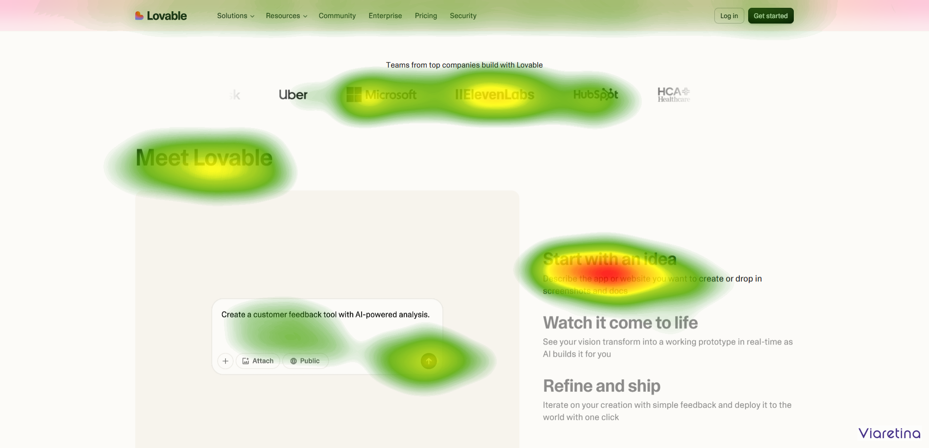 Landing Page Eye Tracking Screen 2 Landing Page Eye Tracking Screen 2
