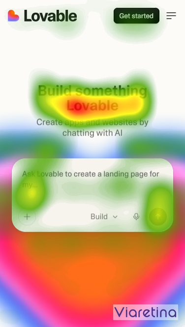 Landing Page Eye-Tracking Mobile Screen Landing Page Eye-Tracking Mobile Screen