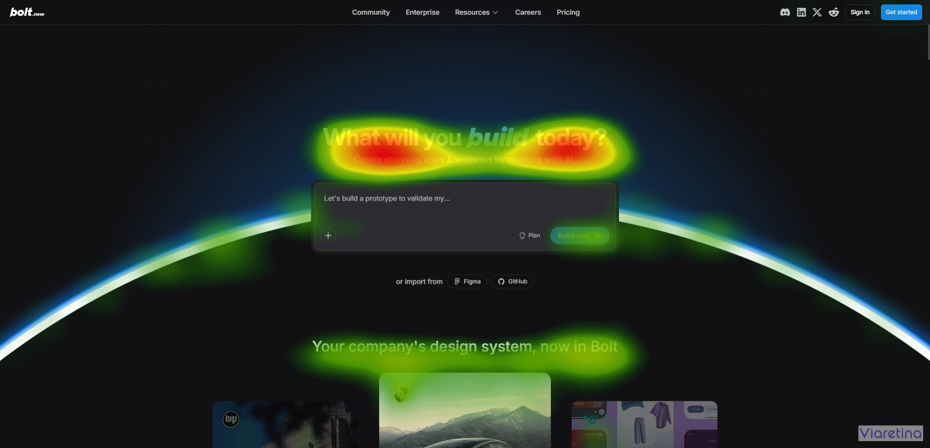 Landing Page Eye Tracking Screen Landing Page Eye Tracking Screen