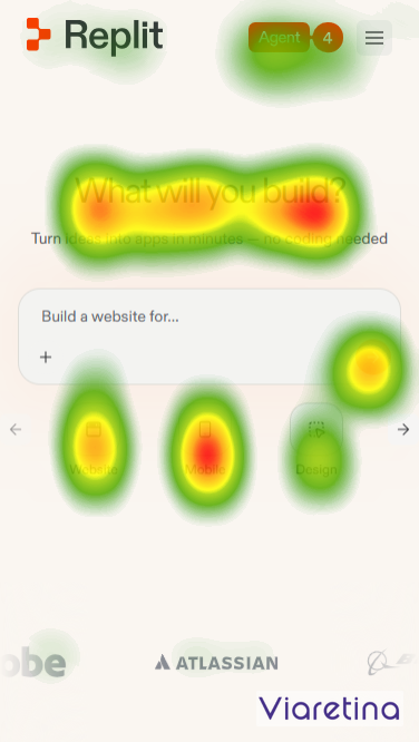 Landing Page Eye-Tracking Mobile Screen Landing Page Eye-Tracking Mobile Screen