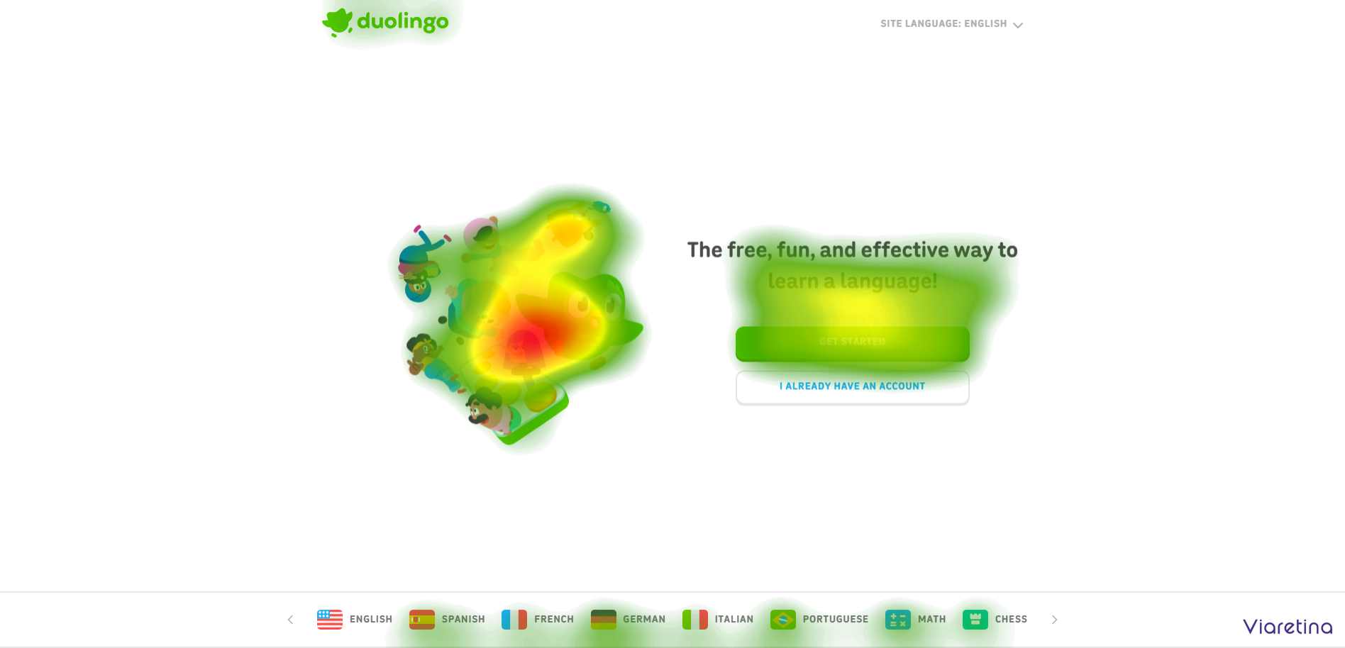 Landing Page Eye Tracking Screen Landing Page Eye Tracking Screen