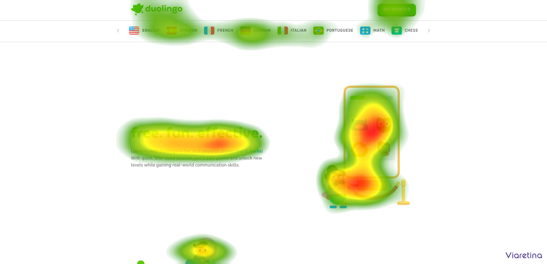 Landing Page Eye Tracking Screen 2 Landing Page Eye Tracking Screen 2