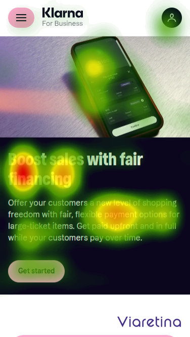 Landing Page Eye-Tracking Mobile Screen Landing Page Eye-Tracking Mobile Screen