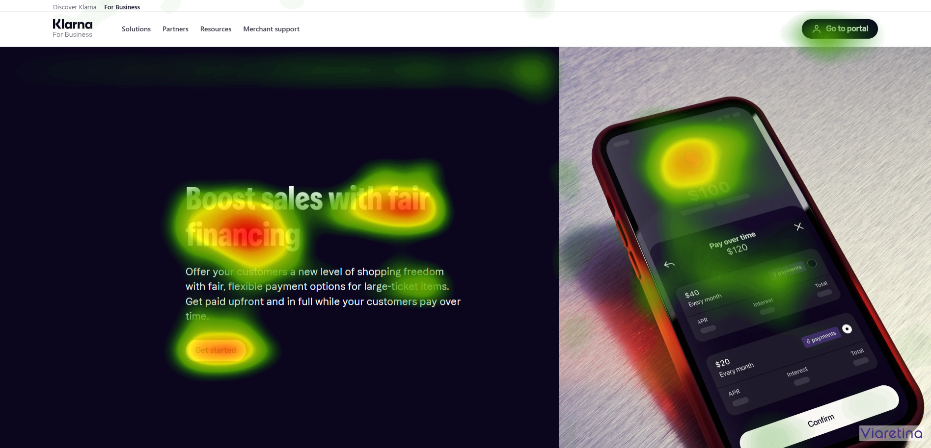 Landing Page Eye Tracking Screen Landing Page Eye Tracking Screen