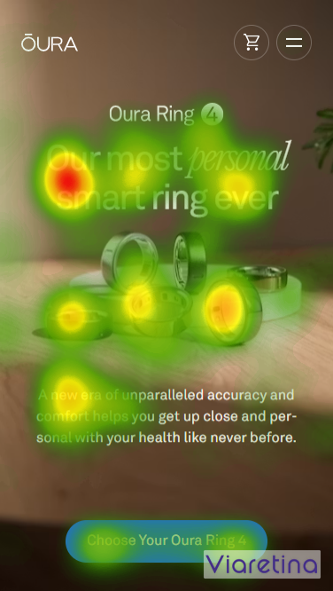 Landing Page Eye-Tracking Mobile Screen Landing Page Eye-Tracking Mobile Screen