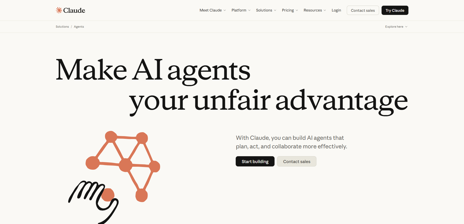 Claude Agents Landing Page Claude Agents Landing Page