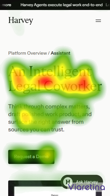Landing Page Eye-Tracking Mobile Screen Landing Page Eye-Tracking Mobile Screen