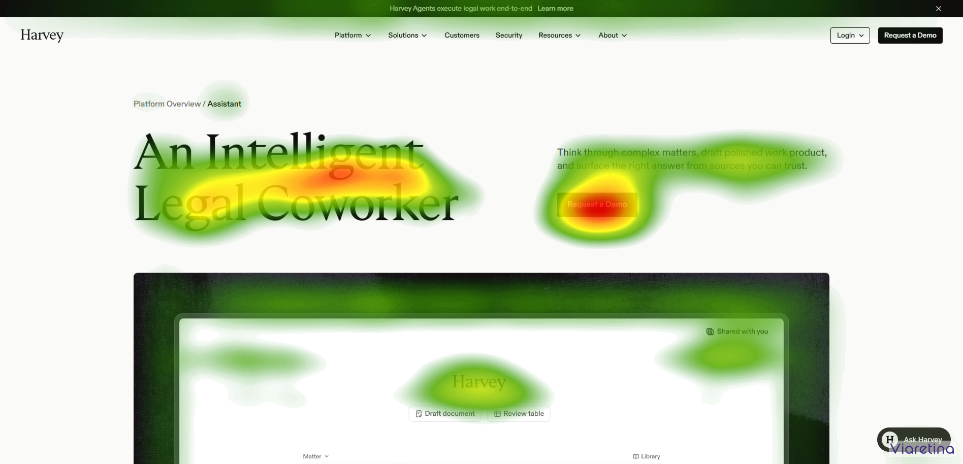 Landing Page Eye Tracking Screen Landing Page Eye Tracking Screen