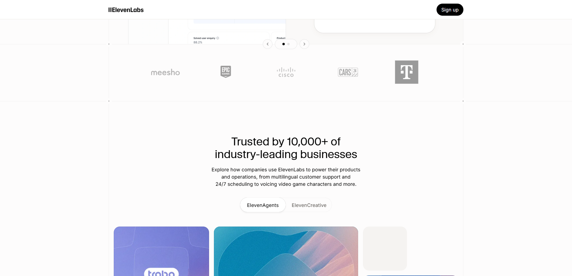 Landing Page Screen 2 Landing Page Screen 2