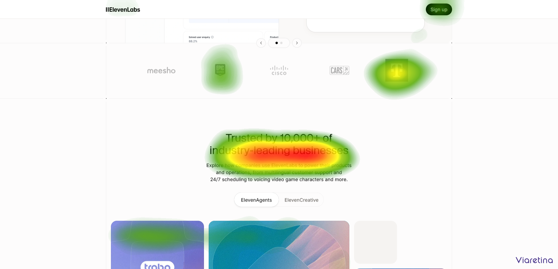 Landing Page Eye Tracking Screen 2 Landing Page Eye Tracking Screen 2