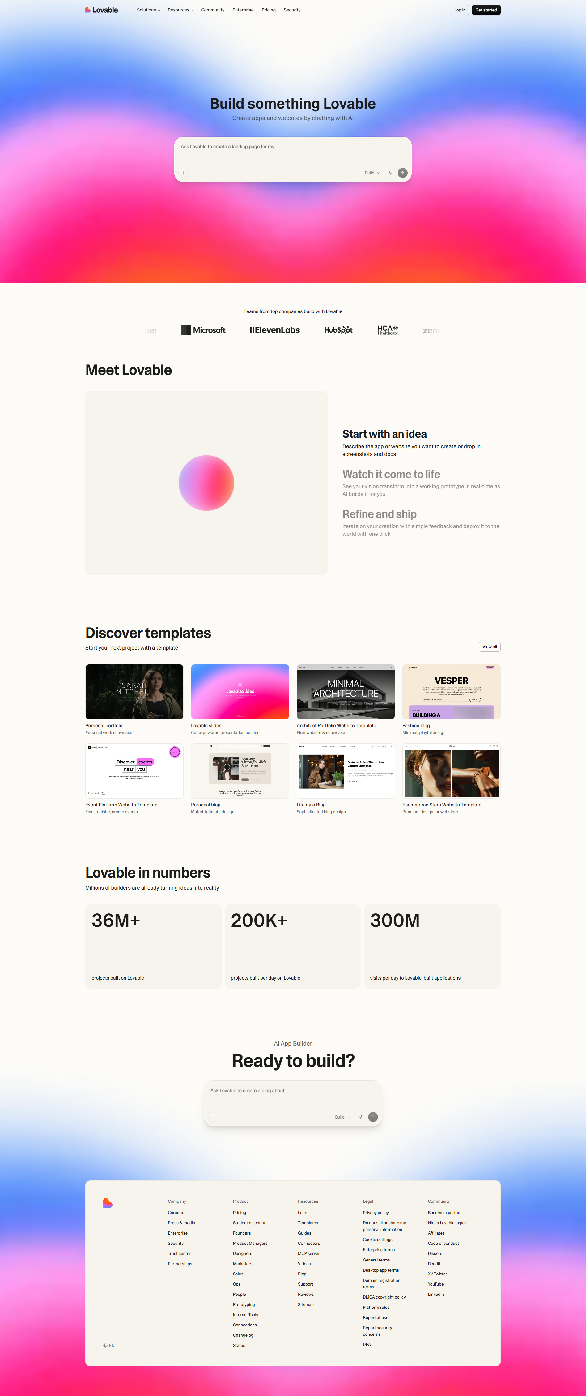 Lovable Landing Page Lovable